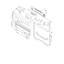 Whirlpool WFG371LVB0 control panel parts diagram