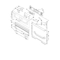 Whirlpool WFG381LVB1 control panel parts diagram