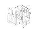 Whirlpool WFG381LVB1 door parts diagram
