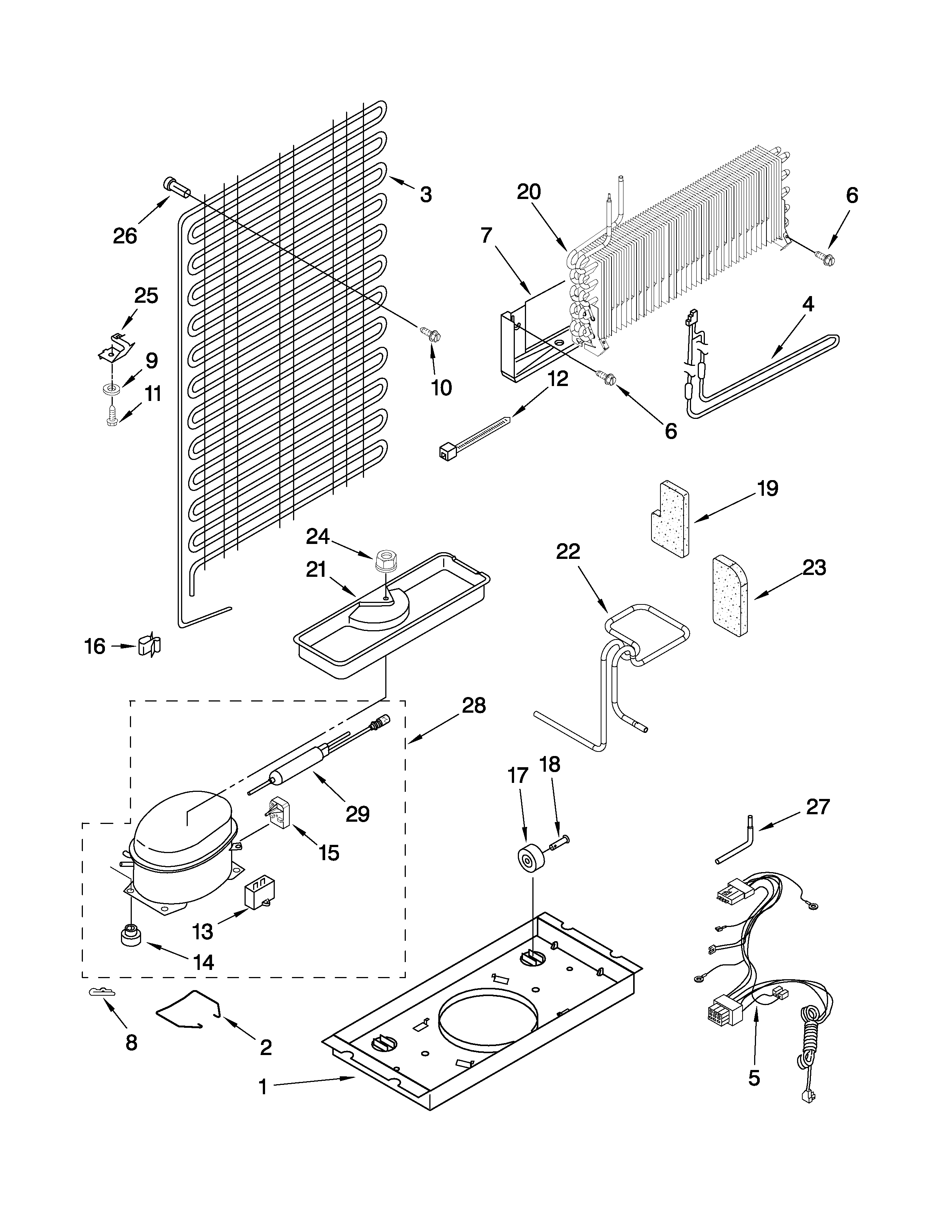 Ikea IT8WSKXWW00 unit parts diagram