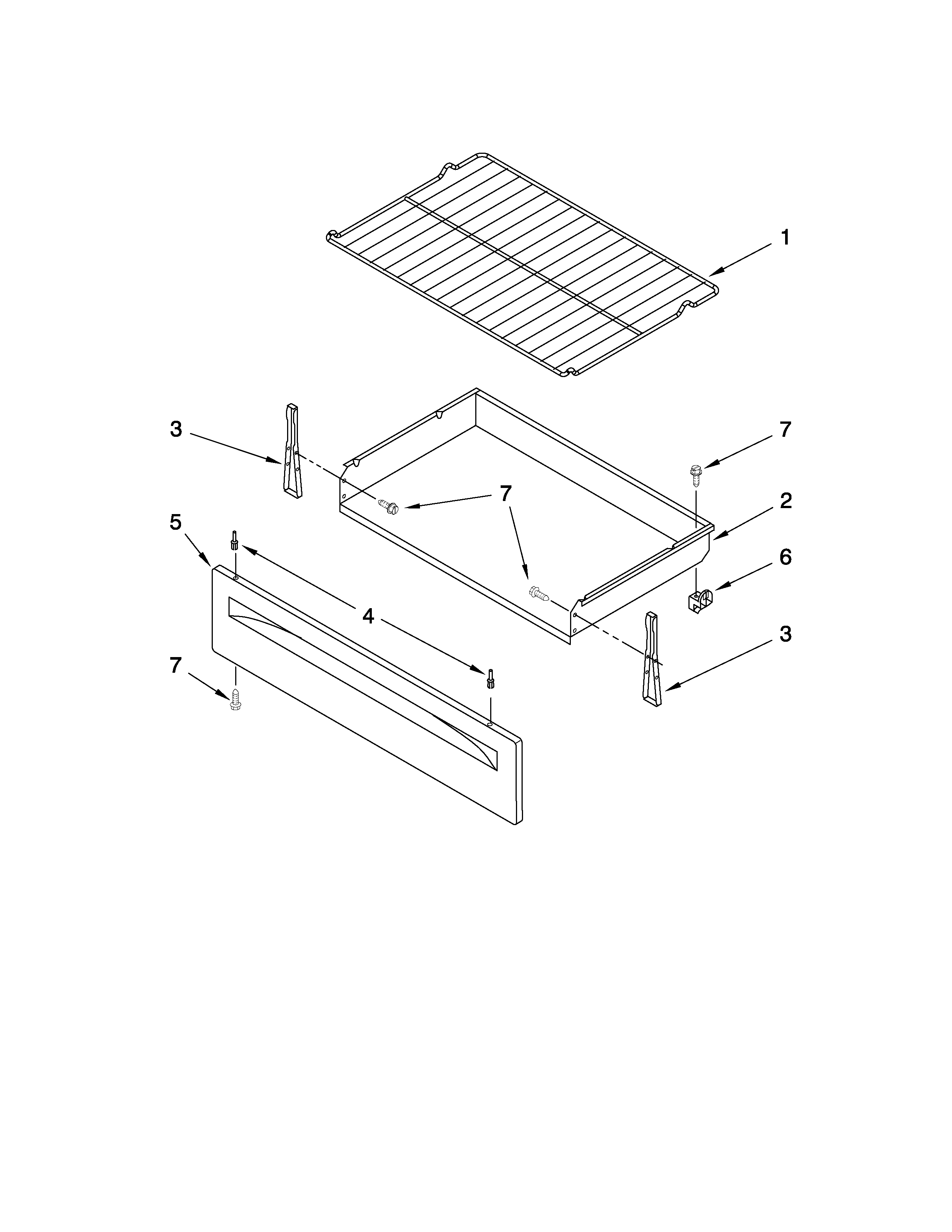 Estate TGS325VT2 broiler parts diagram