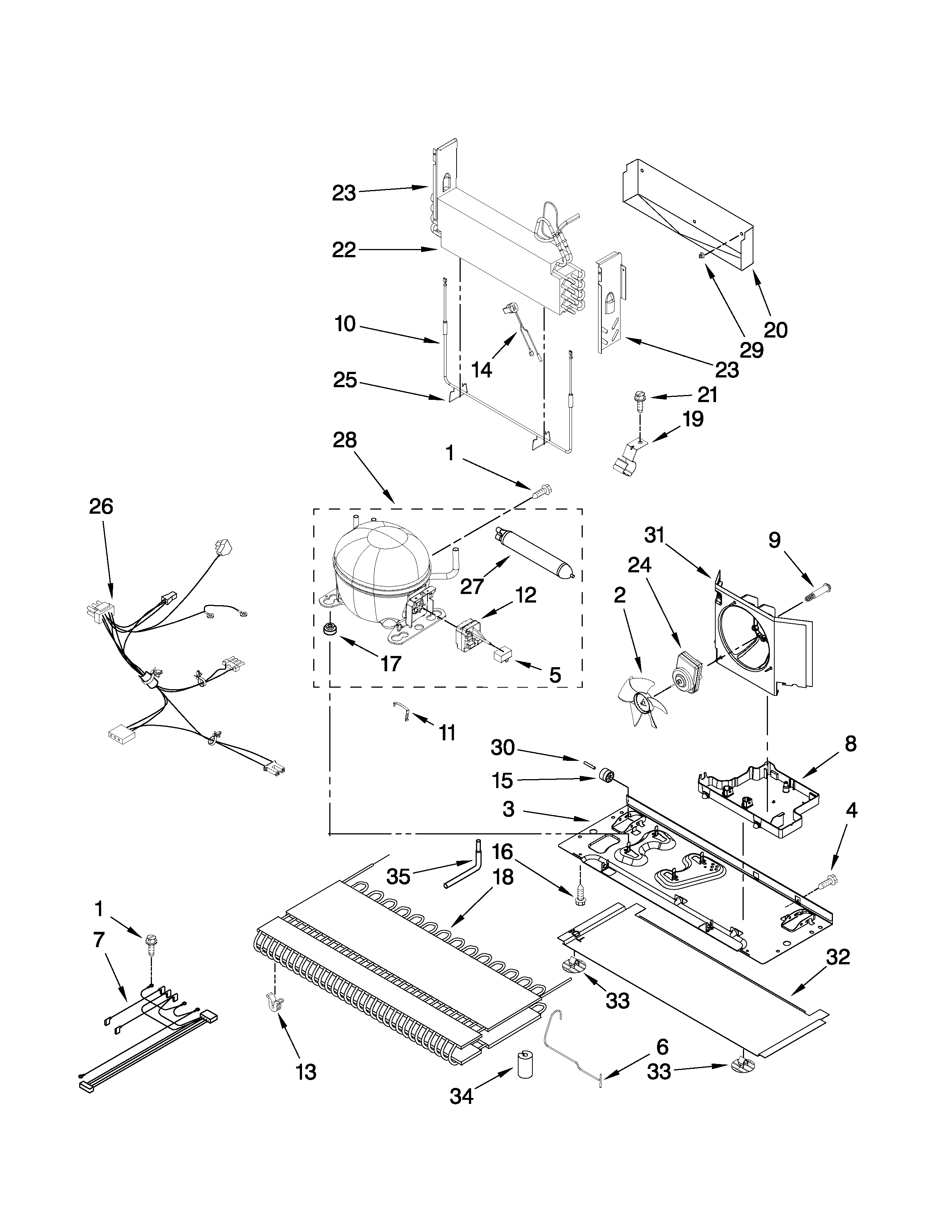 Maytag MFI2569VEM3 unit parts diagram