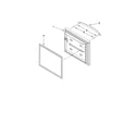 KitchenAid KBLS22KWMS4 freezer door parts diagram