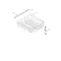 Maytag MDB7759AWB0 upper rack and track parts diagram