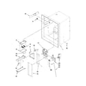 Whirlpool GI6FDRXXB00 refrigerator liner parts diagram