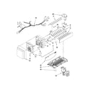 Whirlpool GI6FDRXXB00 icemaker parts diagram