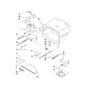 Whirlpool GI6FDRXXB00 freezer liner parts diagram
