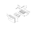 Whirlpool GI6FDRXXB00 freezer door parts diagram