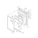 Whirlpool W9TXNMFWT00 refrigerator door parts diagram
