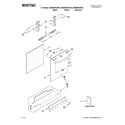 Maytag MDB8959AWW3 door and panel parts diagram