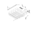 Maytag MDB8959AWW3 upper rack and track parts diagram