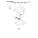 KitchenAid KERS205TBT4 cooktop parts diagram