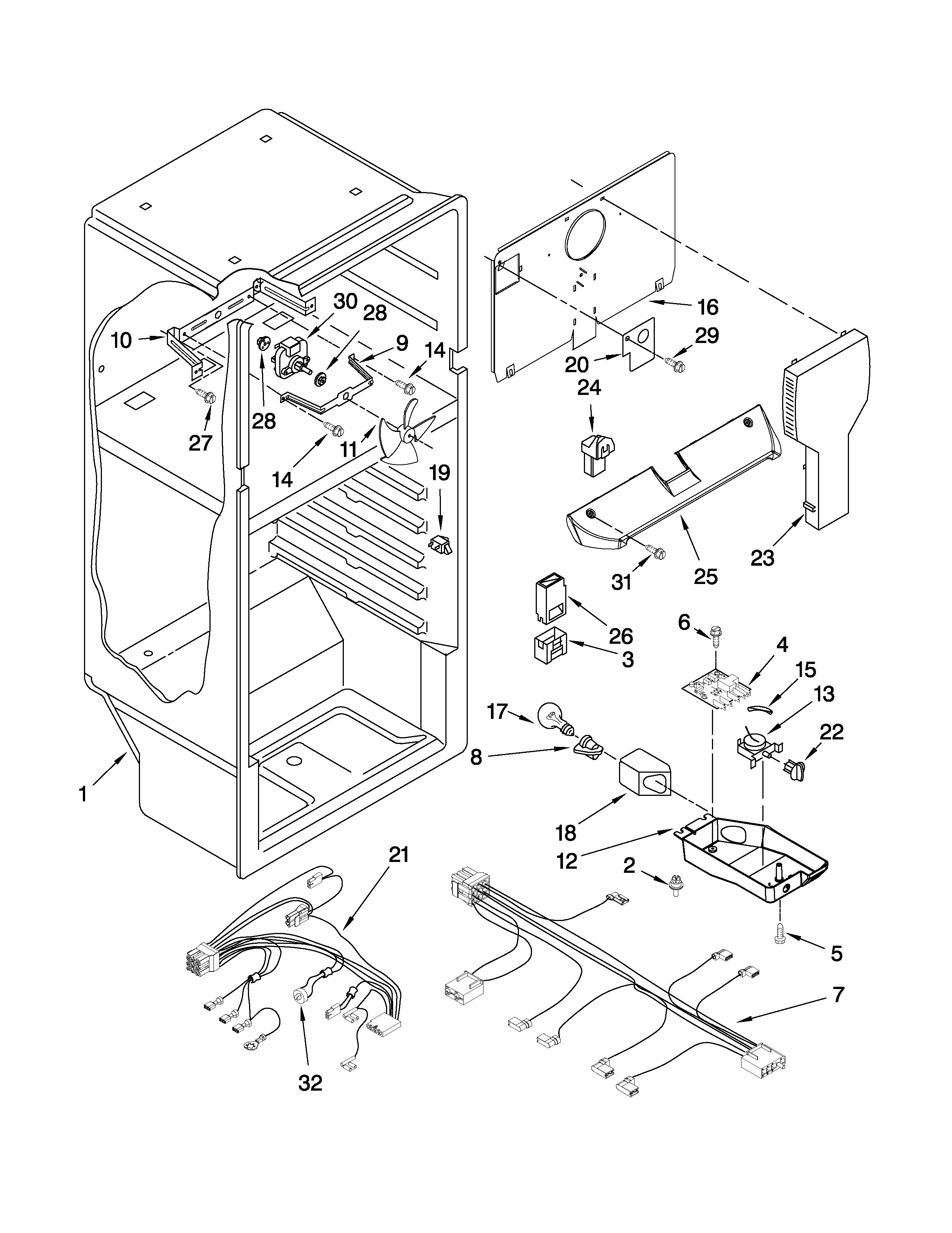 Maytag M8RXEGMXS00 liner parts diagram