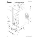 Amana ABB2221WEB1 cabinet parts diagram