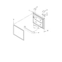 Amana ABB2221WEB1 freezer door parts diagram