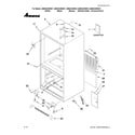 Amana ABB2224WEW1 cabinet parts diagram