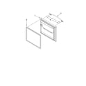 Amana ABB2224WEW1 freezer door parts diagram