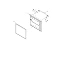 Maytag MBB1957WEW1 freezer door parts diagram