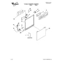 Whirlpool DU948PWPB0 frame and console parts diagram