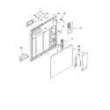 Whirlpool DU948PWPB0 inner door parts diagram