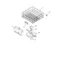 Whirlpool DU948PWPB0 lower dishrack parts diagram