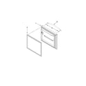 Whirlpool GB9FHDXWQ02 freezer door parts diagram
