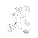 Maytag GB5526FEAS5 shelf parts diagram