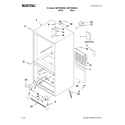 Maytag MBF1958WEW2 cabinet parts diagram