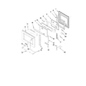Jenn-Air YJDRP536WP00 oven door parts diagram