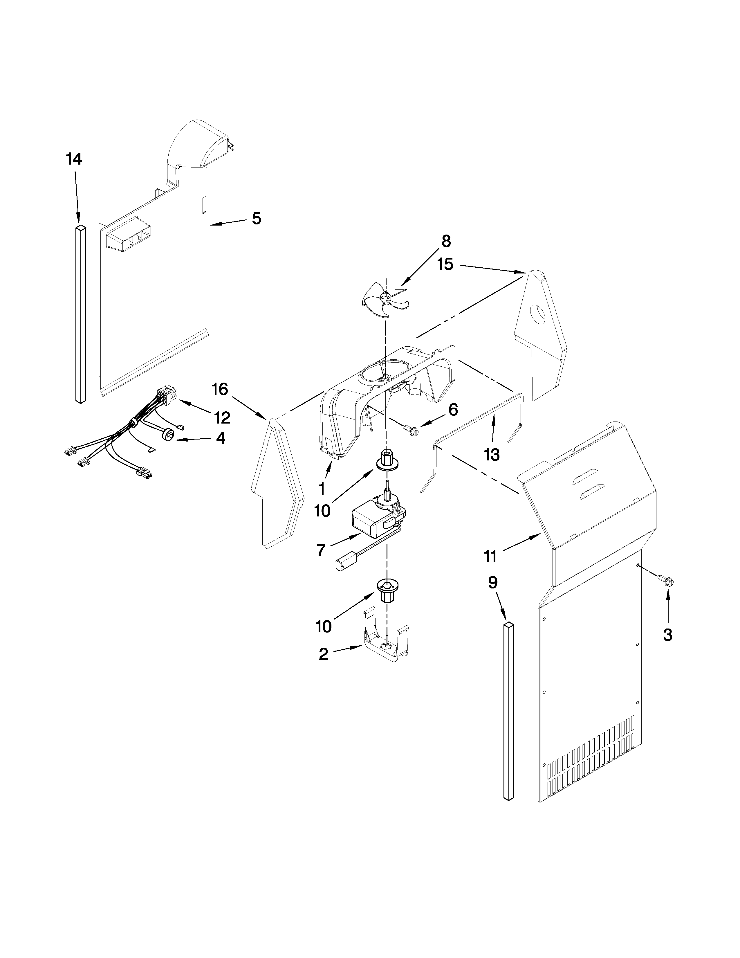 Maytag MSD2576VEM01 air flow parts diagram