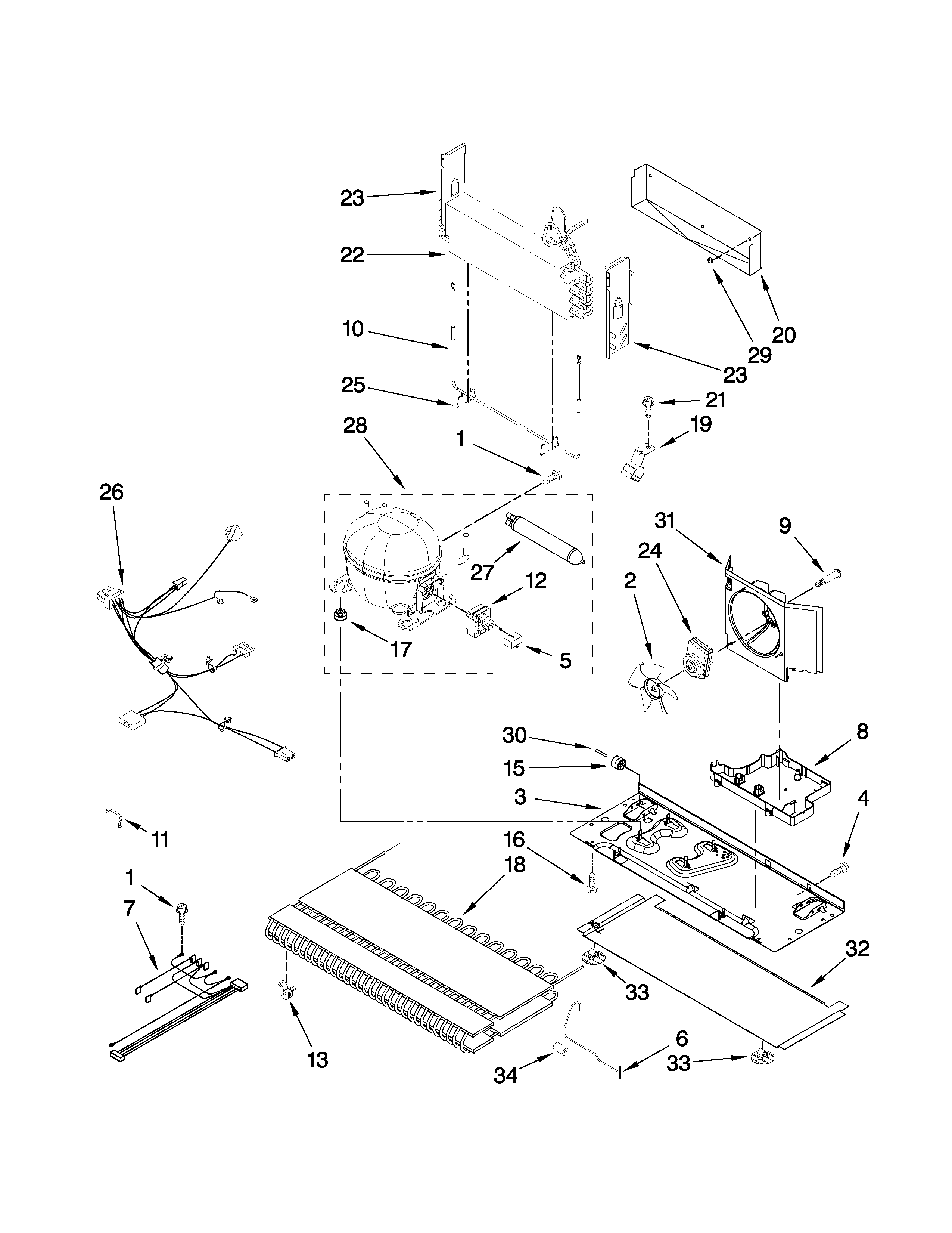Maytag MFF2258VEM5 unit parts diagram
