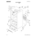Maytag MFF2258VEW3 cabinet parts diagram