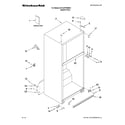 KitchenAid K2TLEFFWMS01 cabinet parts diagram