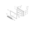 KitchenAid K2TLEFFWMS01 freezer door parts diagram