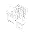 KitchenAid KERS208XBL0 door parts diagram