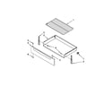 Amana AER5844VCW0 drawer & broiler parts diagram