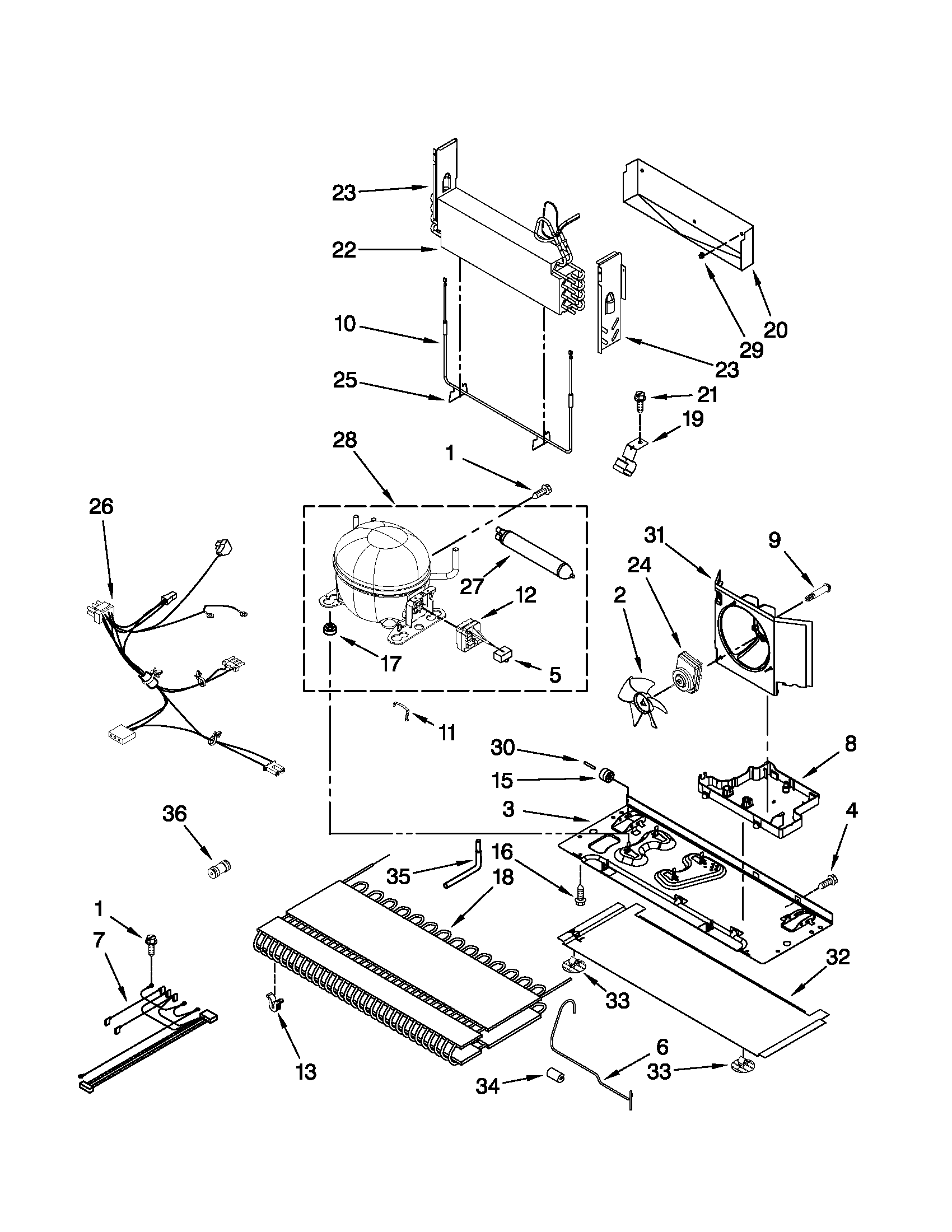 Maytag MFI2569VEM4 unit parts diagram