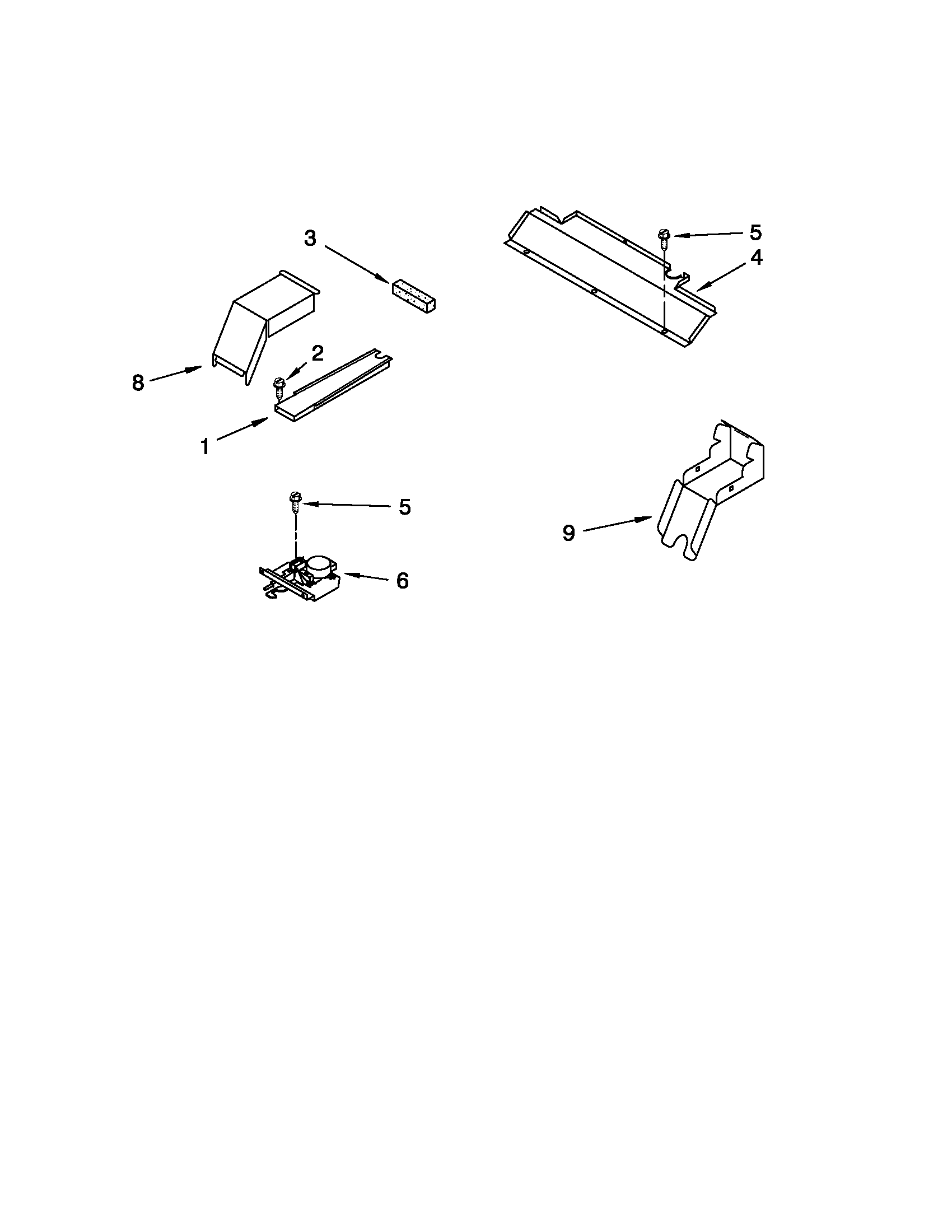 Whirlpool RMC275PVS00 latch parts diagram
