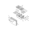 Whirlpool GI0FSAXVY04 freezer door parts diagram