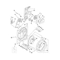 Maytag MEDC200XW0 bulkhead parts diagram