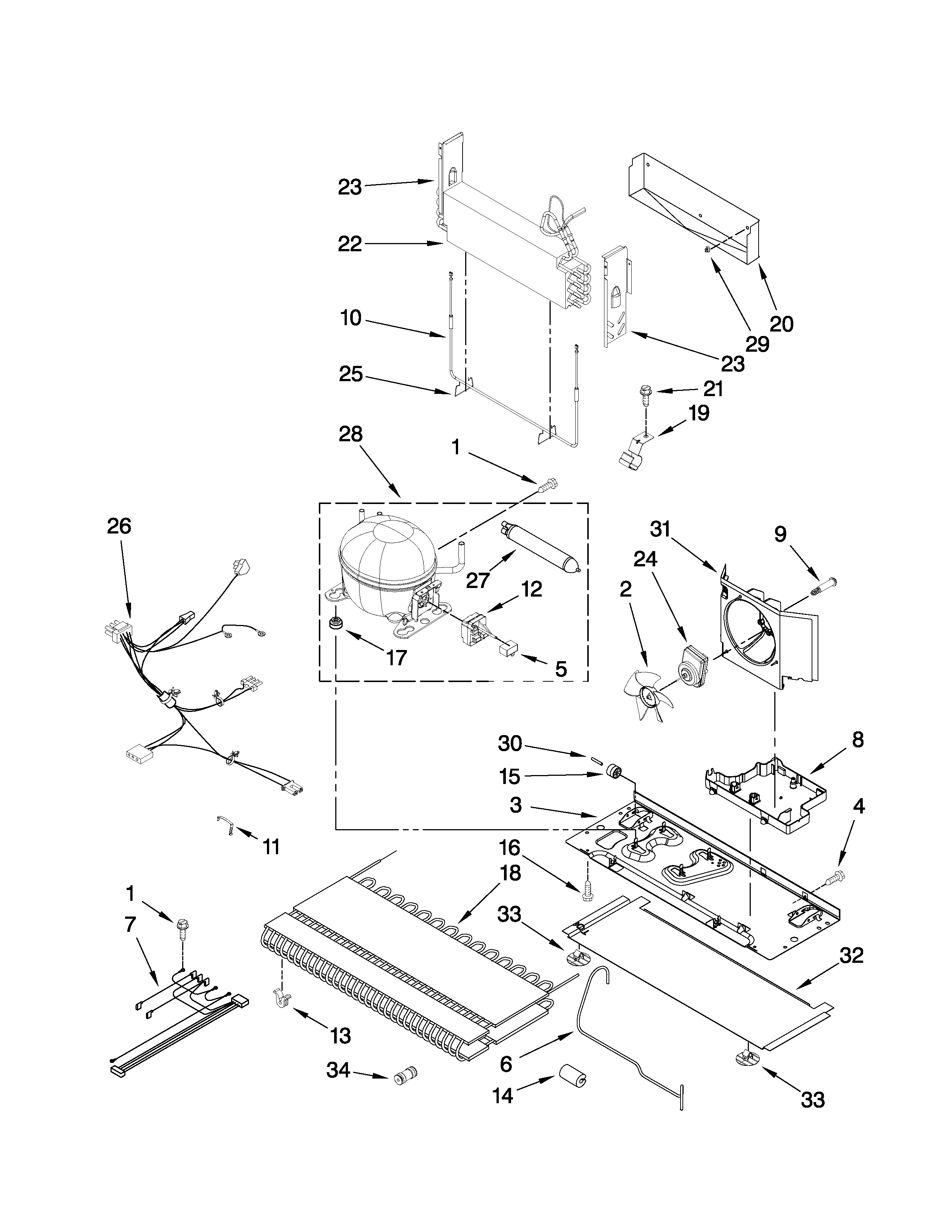 Maytag MFI2670XEB1 unit parts diagram