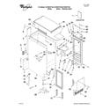 Whirlpool GI15NDXTQ4 cabinet liner and door parts diagram