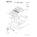 Jenn-Air JGD8430ADS14 cooktop parts diagram