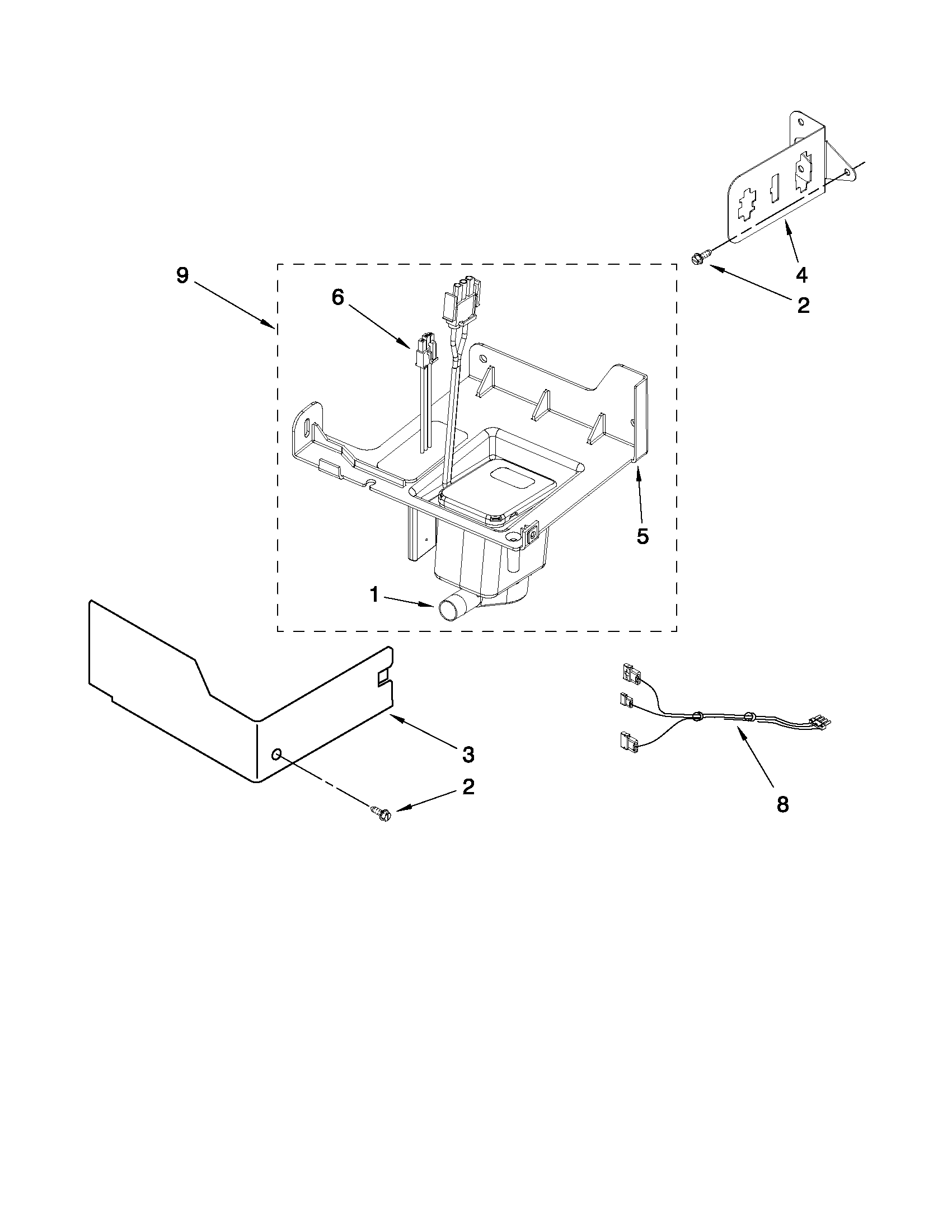 KitchenAid KUIS18NNXS0 pump parts diagram