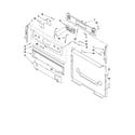 Whirlpool WFG374LVD1 control panel parts diagram
