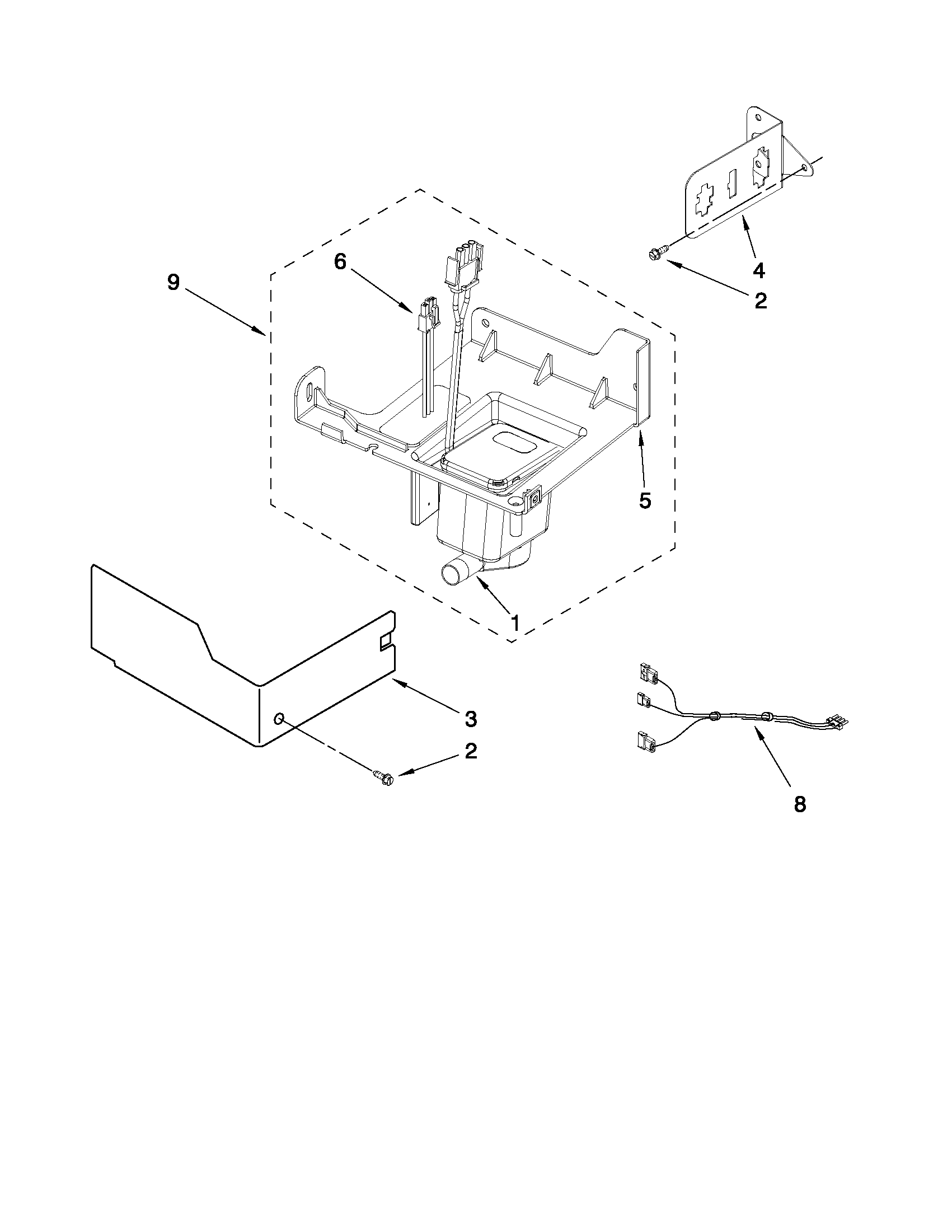 Whirlpool GI15NDXXS0 pump parts diagram