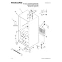 KitchenAid KBRS20EVMS5 cabinet parts diagram