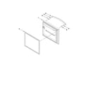 KitchenAid KBRS20EVMS5 freezer door parts diagram
