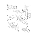 Jenn-Air JUB248RWRS01 shelf parts diagram