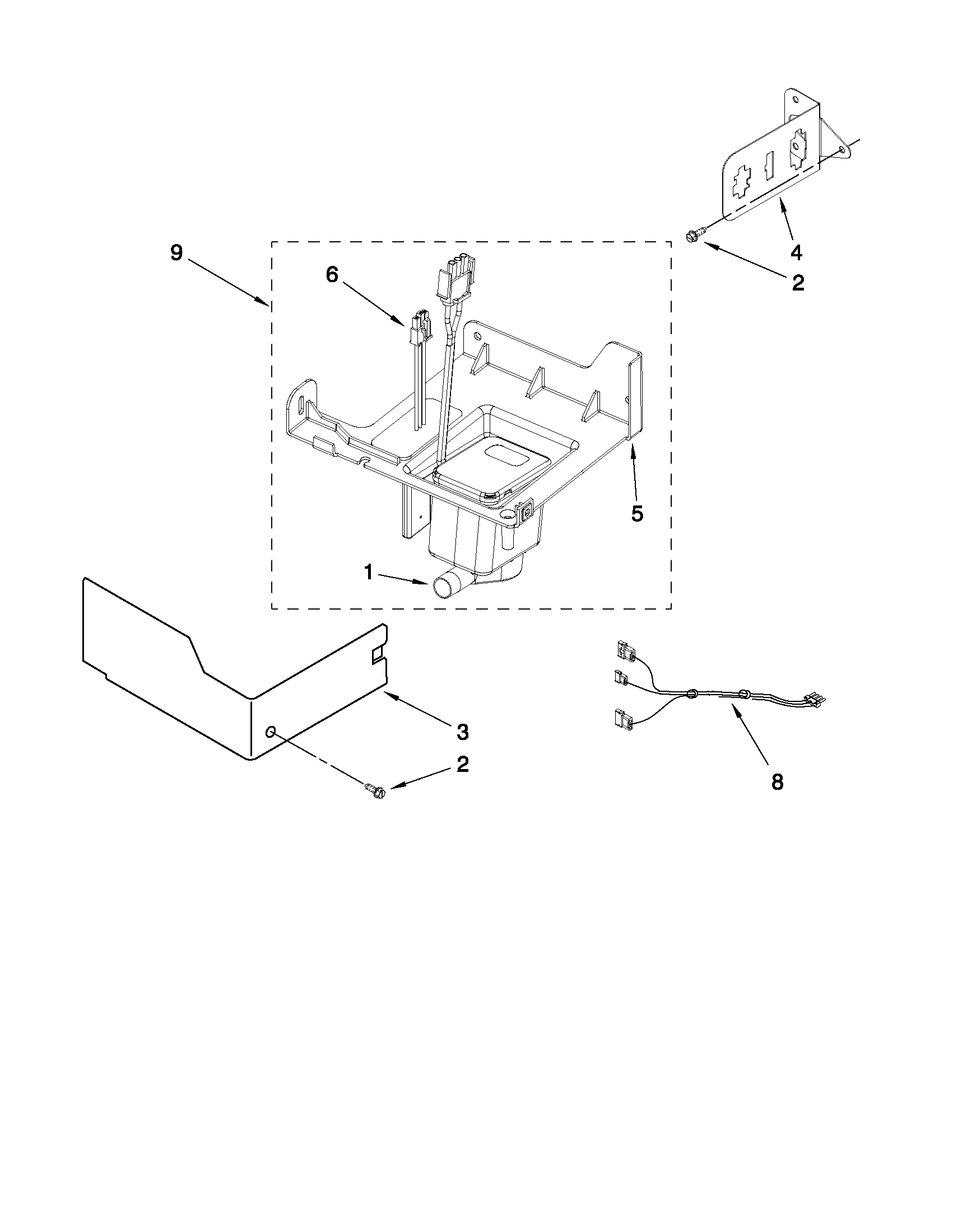 KitchenAid KUIC15NRXS0 pump parts diagram